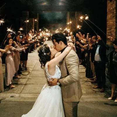 Image of an Indoor Sparkler Exit in the Winter